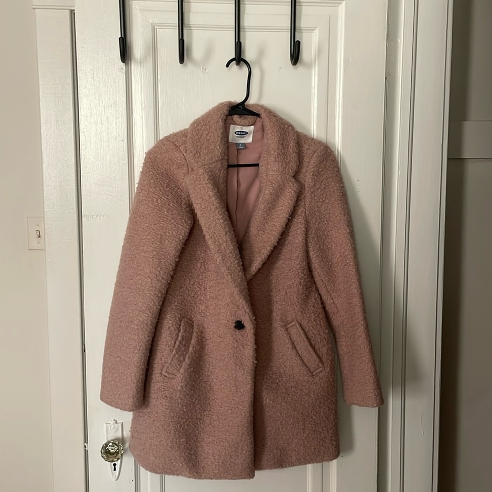 Pink winter coat